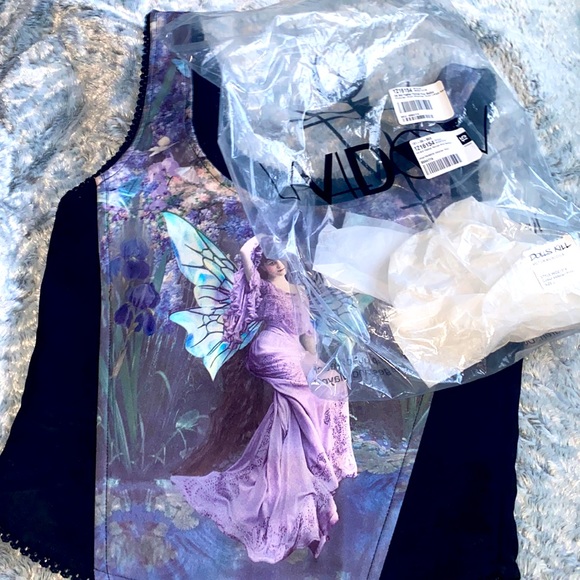 Dolls Kill: Ink and Feather Portrait Print Bodice - Picture 6 of 6